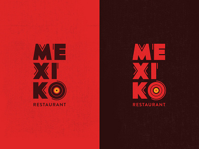 Mexiko aztec branding chilli hot logotype mexico pepper red restaurant typography