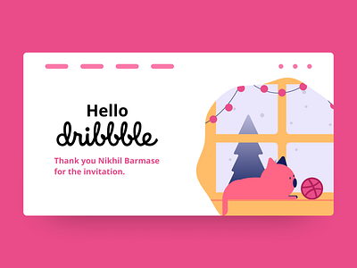 Hello Dribbble, I'm Sourav! christmas concept debut debut shot debutshot design first shot firstshot illustration minimal ui ux web web design web design website