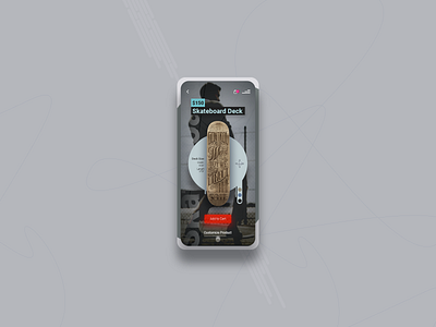 Skateboard Decks app design ecommerce ecommerce app ecommerce design minimal skateboard skateboard decks ui ui design ux