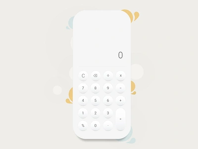 Calculator - Mobile App app app design calculator calculator app calculator design design math mathematics minimal mobile mobile app mobile ui ui ui design ux