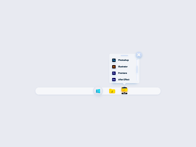 Categorical Windows Taskbar Concept categorical concept concept design design illustration minimal taskbar typography ui ui design ux ux design uxdesign vector website