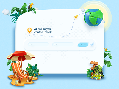 Flight Web Site | Where do you want to travel? air airport business design destinations flight globe illustration minimal mobile plane services travel trip ui ui design ux web design webdesign website