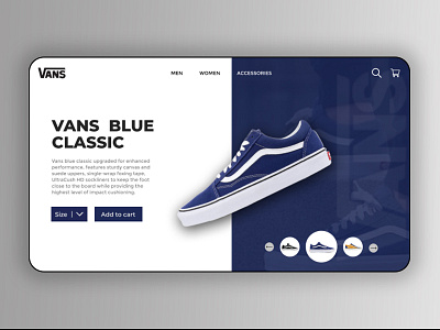 Vans landing page