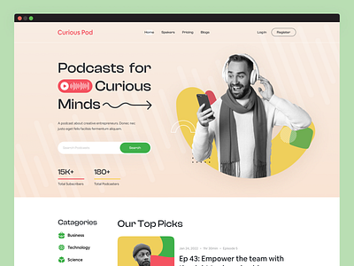 Podcast Website Design