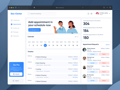 Doc-Center || Appointment Page