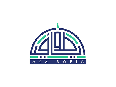 AYA SOFIA logo mosque