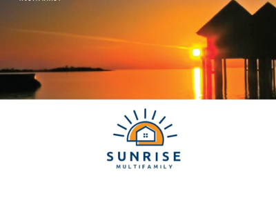 Sunrise home logos real estate travel