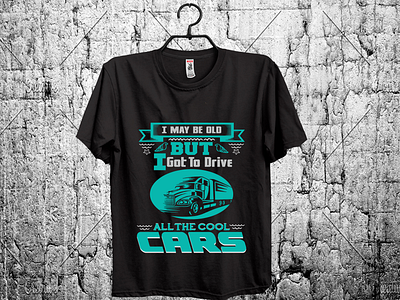 car t shirt design.