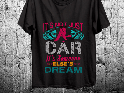 car t shirt design