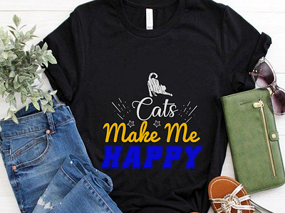 cat t-shirt design