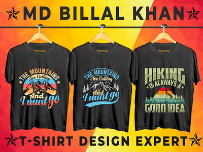 hiking t shirt design