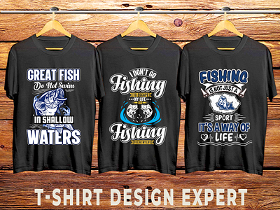 FISHING T-SHIRT DESIGN.