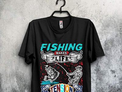 Fishing T-Shirt design. t shirt fishingt shirt