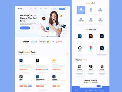 Tools Landing Page