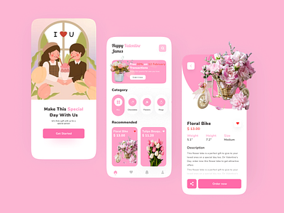 Valentine Shop clean clean ui design ecommerce ecommerce shop happy love lovely mobile mobile app shooping shop shopify shopping cart soft soft design uiux ux valentine valentine day
