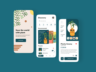 Mobile Plant Shop android apps business clean clean ui ecommerce ecommerce app ecommerce business ecommerce design ecommerce shop fresh minimal mobile mobile design mobile ui plant shopify shopping shopping app shopping bag shopping cart