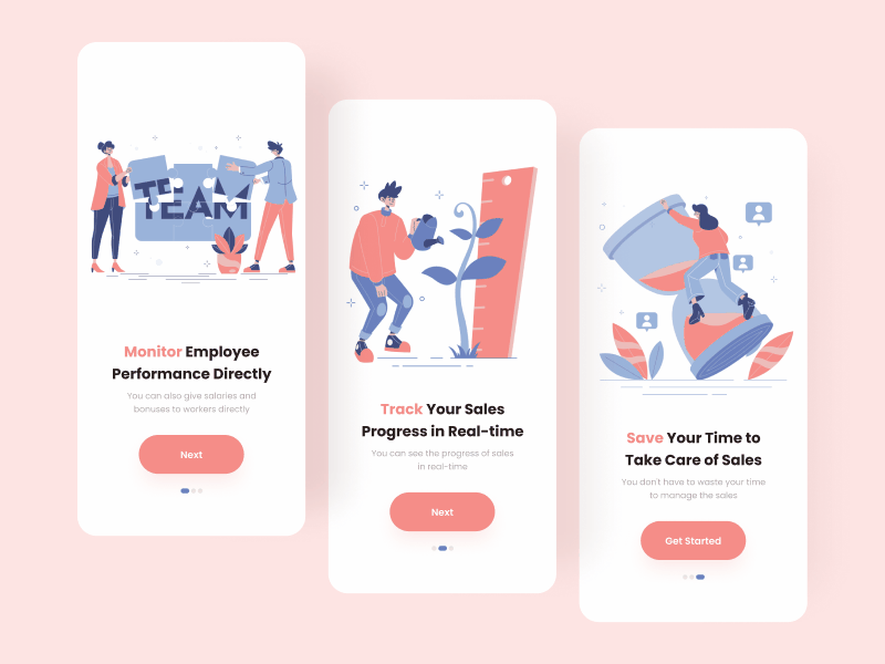 Onboarding Sales Screen animated animation app design gif mobile app mobile design onboarding sales sales app sales app design ui design uiux ux design