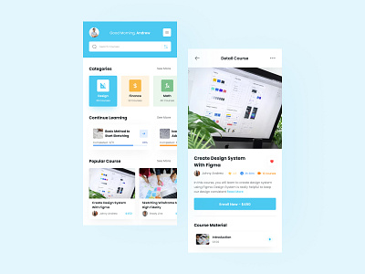 Online Course App app design course course app digital skill graphic design learning app learning management mobile mobile app mobile apps mobile design mobile ui online online app online course online learning ui ui design uiux ux