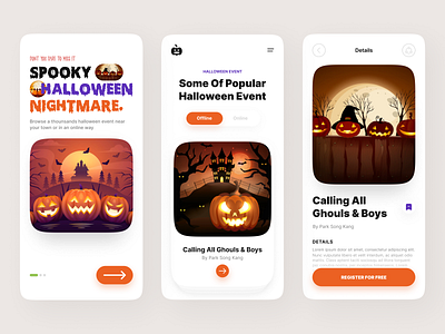 Halloween Event App 🎃