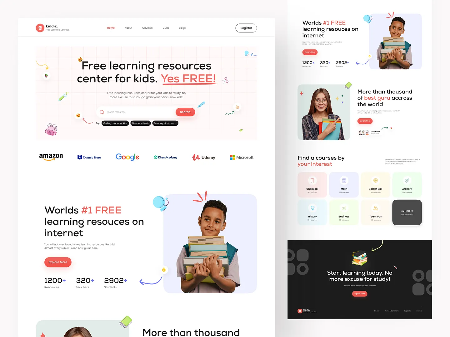 Top Resource Website for Kids: Kiddiz - Free Learning Center