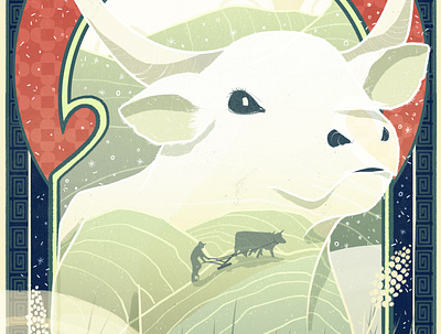 Year of the Ox cny illustration lunarnewyear
