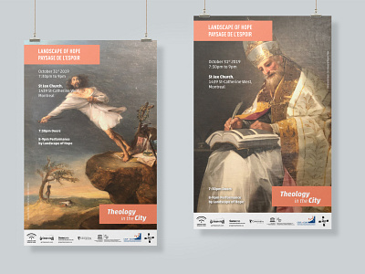 Landscape of Hope - Theology in the City event posters