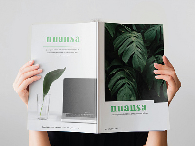 Nuansa Creative Brochure branding brochure business clean corporate corporate flyer creative minimalist modern promotion