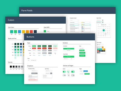 Style Guide and Components design system product design styleguide ui ux