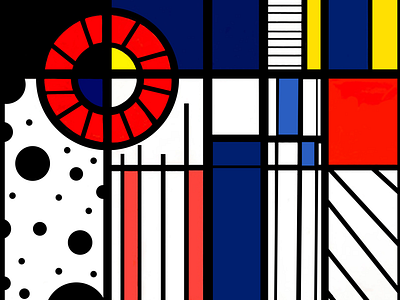 “Inspired Mondrian” ❤️