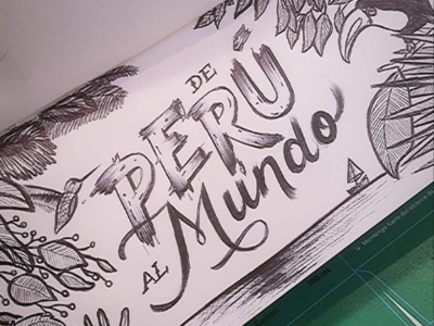 De Perí Al Mundo design illustration lettering