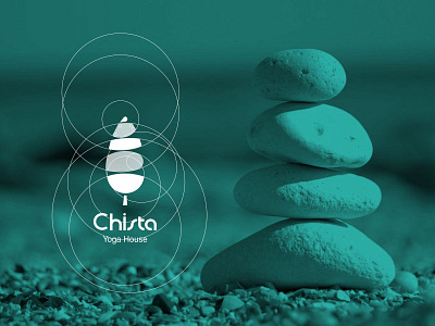 Chista yoga House Brand Identity Design branding design flat logo minimal typography
