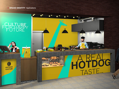 Culture Hotdog Brand Visual Identity Design