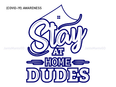 Stay At Home Dudes corona covid19 graphicdesign