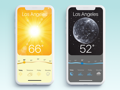 Weather App app concept daily ui dark mode design interface ui ux weather app
