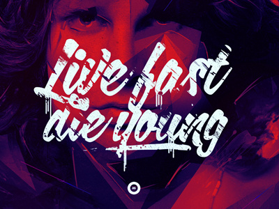 Live Fast / Die Young — Series 27 amy club design illustration illustrator music photoshop poster series typography work