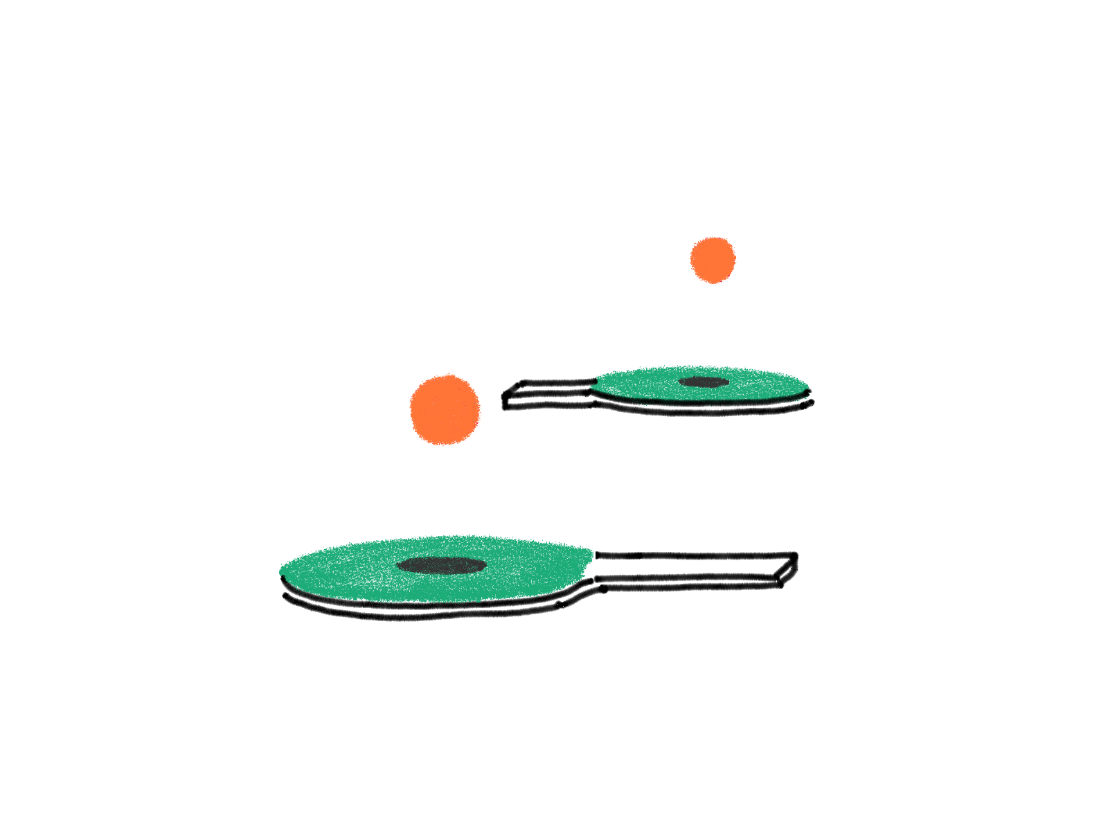 Bouncing Pong animated animated gif ball bounce gif illustration ping pong table tennis