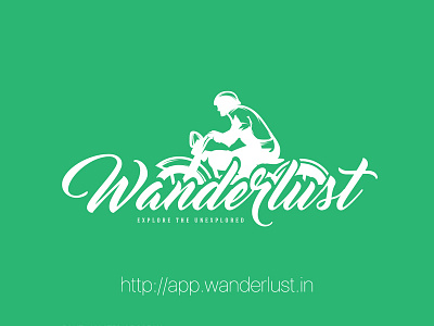 Wanderlust app logo design