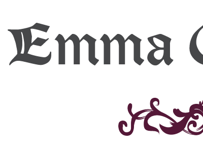 Emma's Placecards name tudor wedding