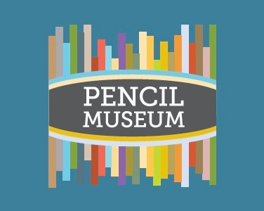 Pencil Museum Logo logo museum pencil stripes