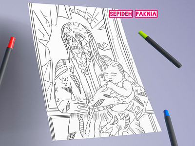 Zombie Coloring book