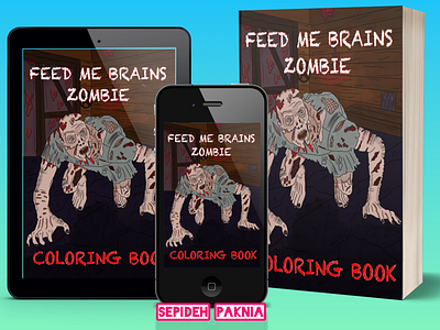 Zombie Coloring Book adult coloring book coloring page kids coloring book zombie coloring book