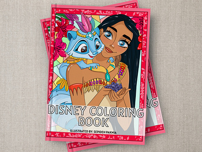 Disney Coloring Book children book coloring book coloring page coloringbook disney disney coloring pages illustration