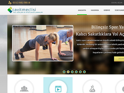 Uzm. Dr. Cavit Meclisi doctor psd template health template spor template