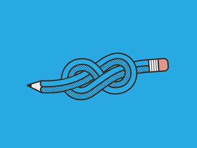 Pencil Twist design flat graphic design icon illustration illustrator logo minimal vector
