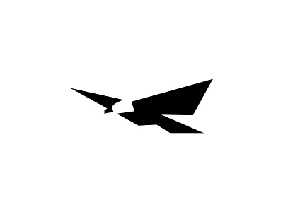 Minimal Eagle Logo II bird eagle falcon fly flying geometric logo minimalist modern silhouette simple