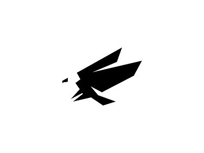 Minimal Eagle Logo IV bird eagle falcon fly geometric logo minimalist modern silhouette simple
