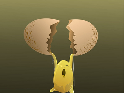 Helpless Egg 😄 art beautiful design digital art drawing egg funny illustration
