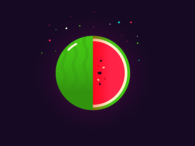 Watermelon Illustration adobe adobe illustrator design graphic design illustration photoistic