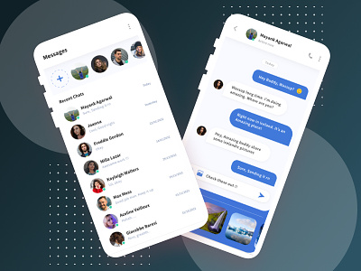 Chat App Concept adobe android app apple chat chat app design google ios mobile mobile app mobile homepage mobile landing page photoistic ui ui design user experience user interface ux ux design