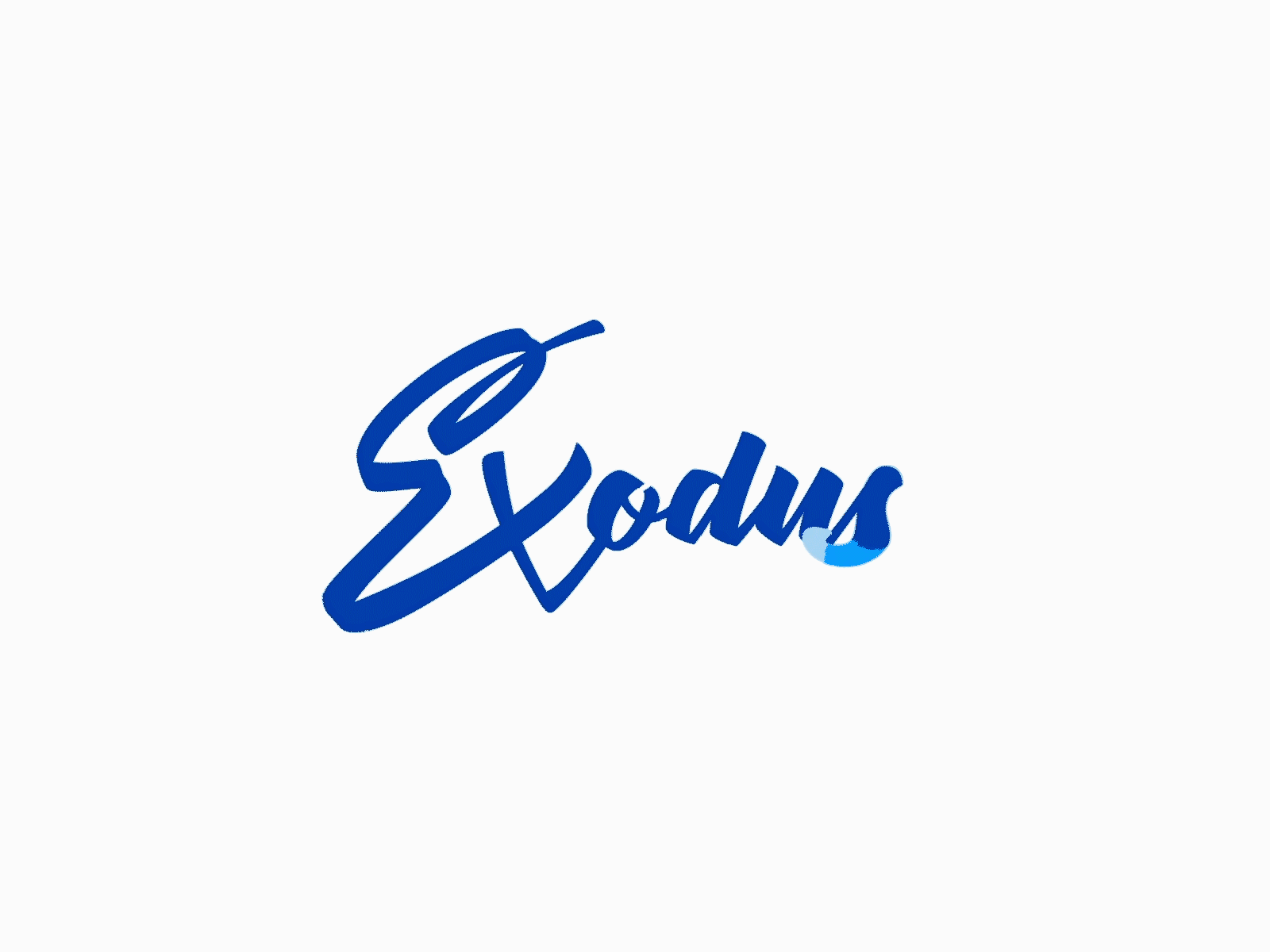 Exodus Logo Animation 2d animation 2d motion graphics after effects animated logo animated typography animation bible design exodus gif lettering lettering animation logo logo animation looping animation looping gif motion graphics typography vector
